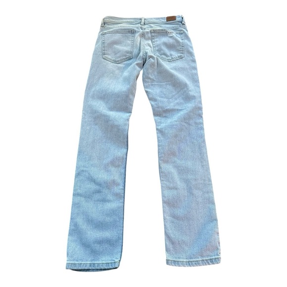 BDG Urban Outfitters Patch Jeans Light Wash High Rise Skinny Stretch Denim Jeans - Picture 6 of 15